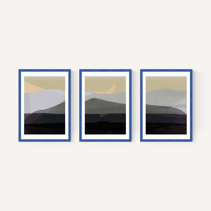 Golden Hills Triptych