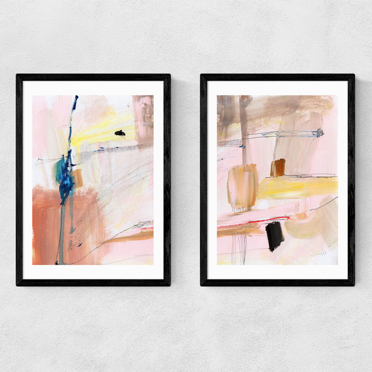 Pink Escape Set Narrow Black Frame