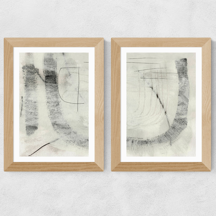 Real Set Wide Oak Frame