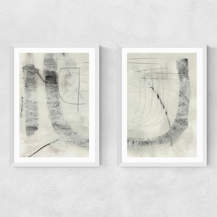 Real Set Narrow White Frame