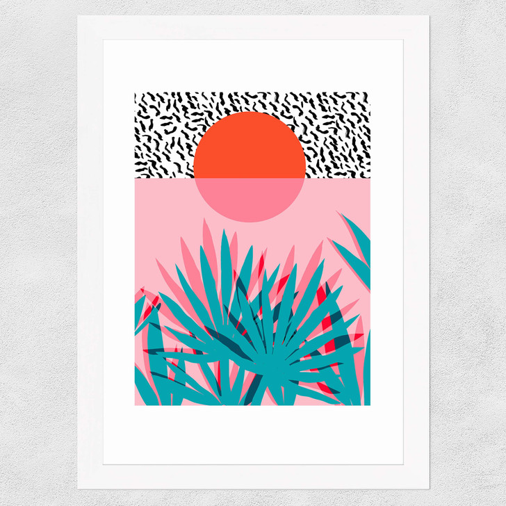 Whoa Wide White Frame