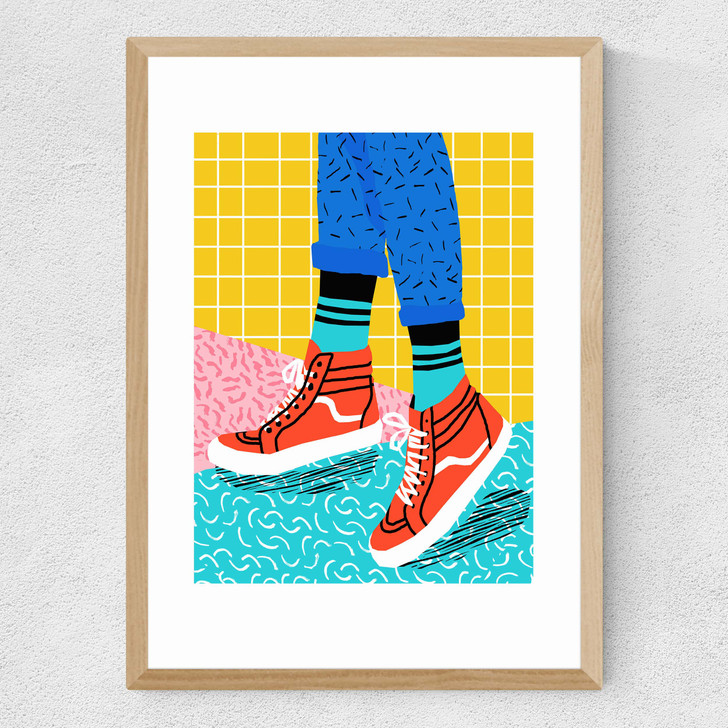 Toe Drag Medium Oak Frame