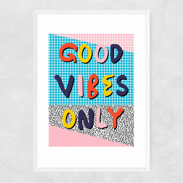 Check It Narrow White Frame