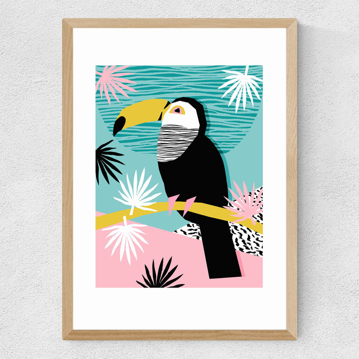 Loopy Medium Oak Frame