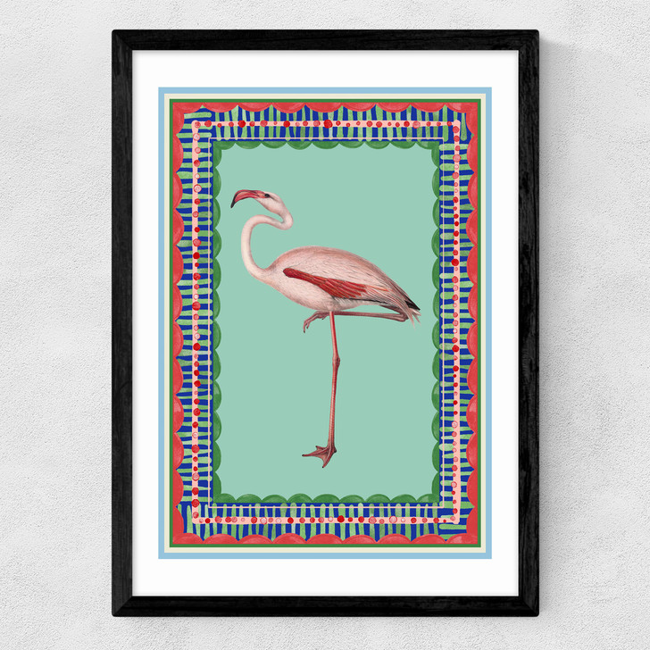 Birdframe Flamingo Medium Black Frame