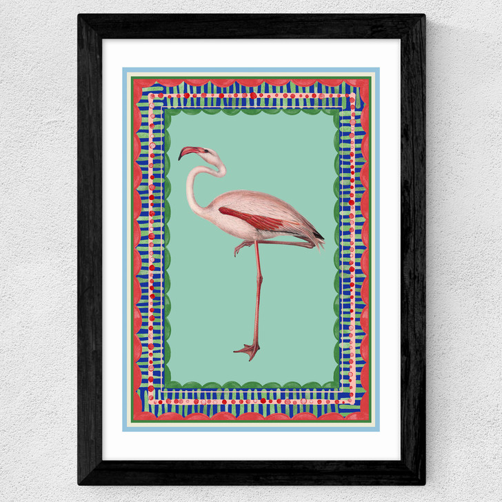 Birdframe Flamingo Wide Black Frame