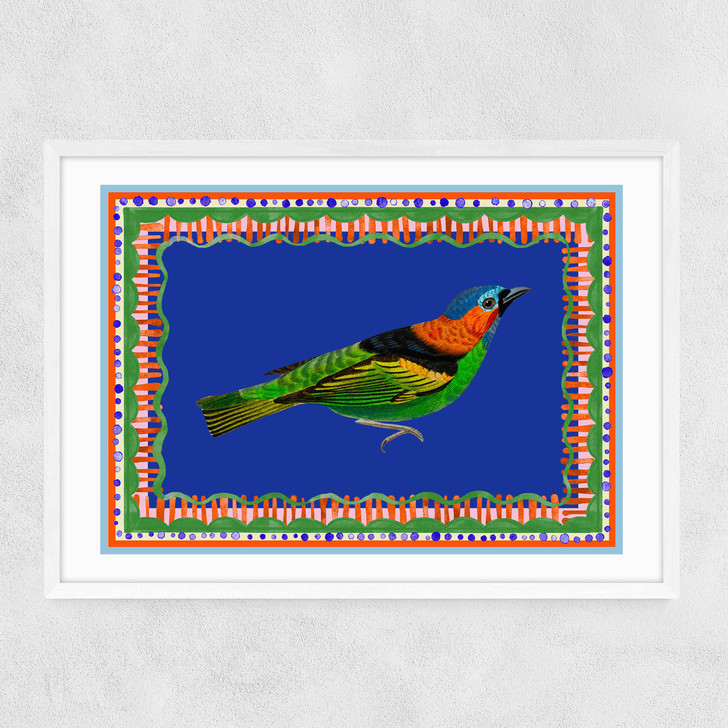 Birdframe Tanager Narrow White Frame