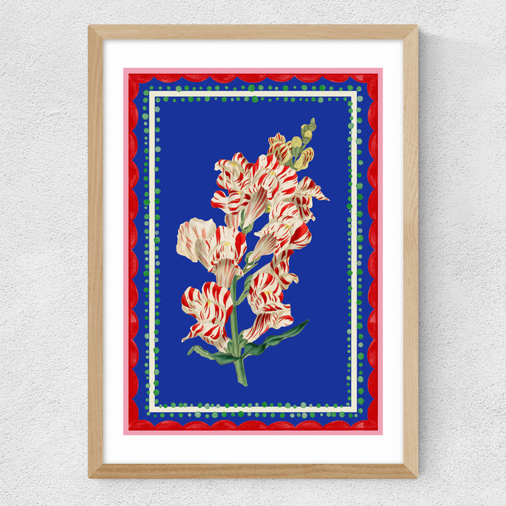 Carnival Snapdragon Medium Oak Frame