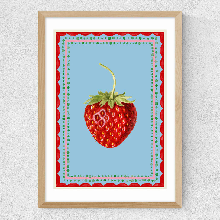 Carnival Strawberry Medium Oak Frame