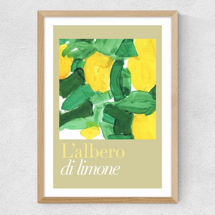 L'albero di limone II Medium Oak Frame