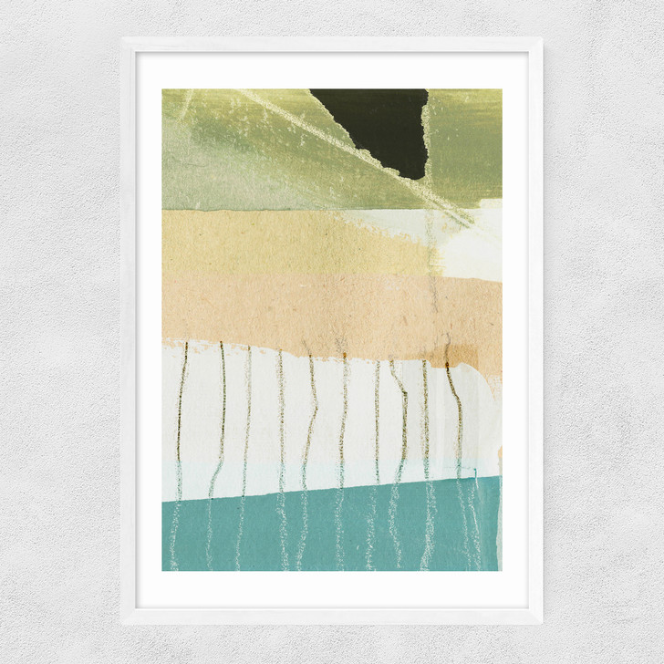 Alive III Narrow White Frame