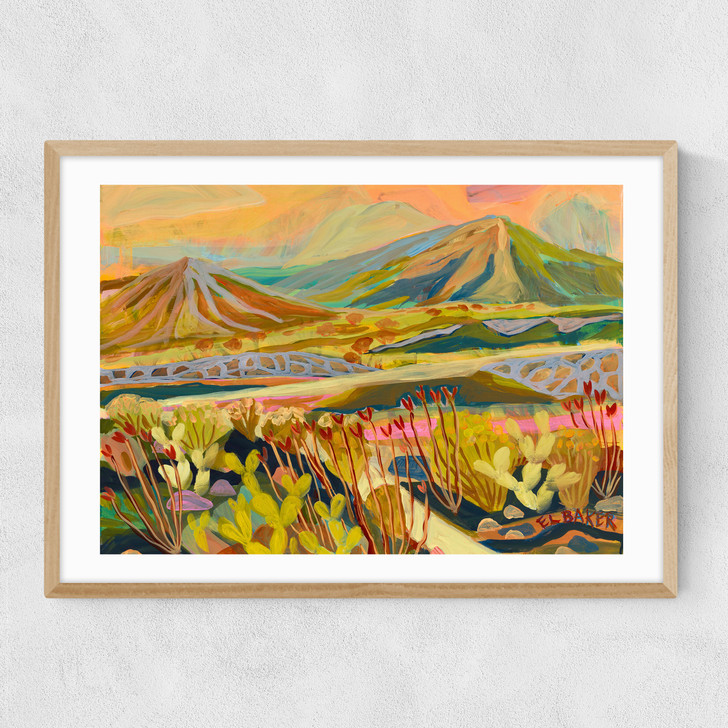 A Pleasant Valley Narrow Oak Frame