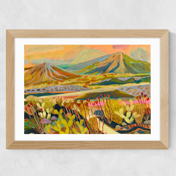 A Pleasant Valley Wide Oak Frame