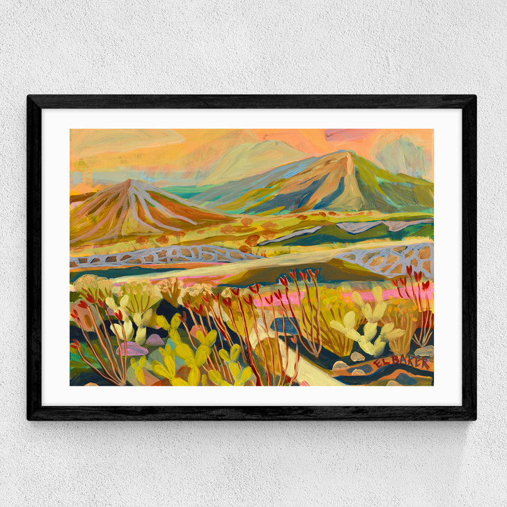 A Pleasant Valley Medium Black Frame