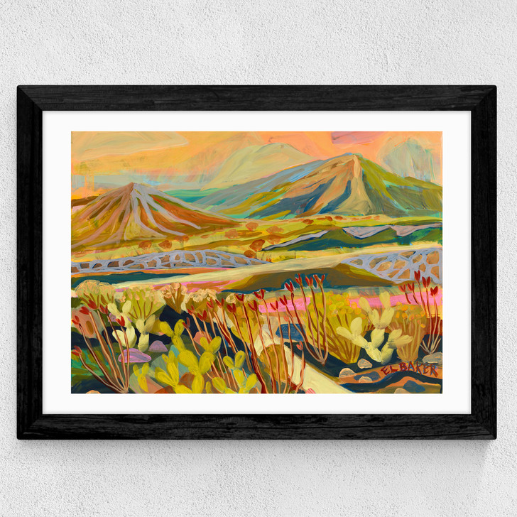 A Pleasant Valley Wide Black Frame