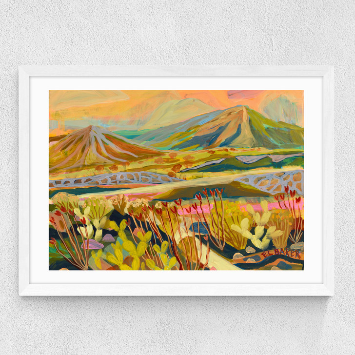 A Pleasant Valley Medium White Frame