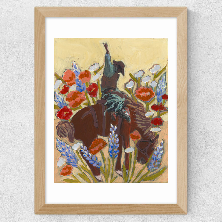 Bucking Bronco Wide Oak Frame