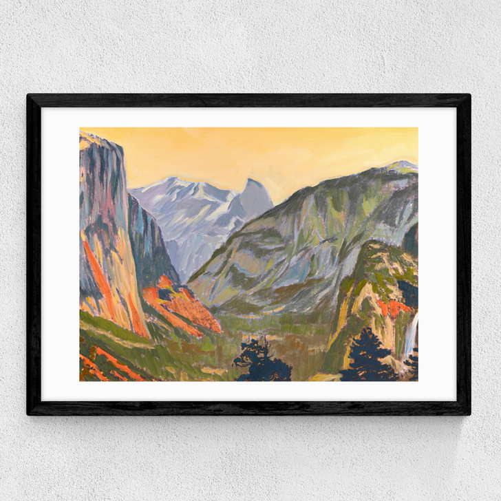 Golden Mountain Pass Medium Black Frame