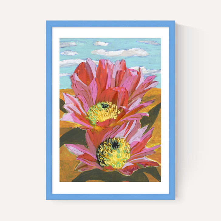 Pink Desert Cactus Flower