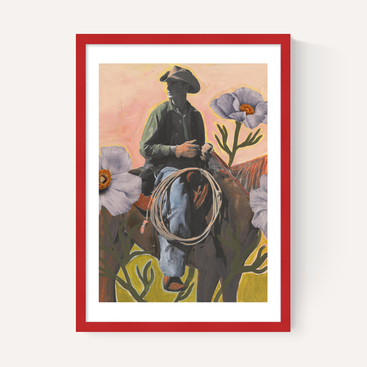 Retro Rodeo Cowboy