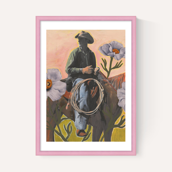 Retro Rodeo Cowboy