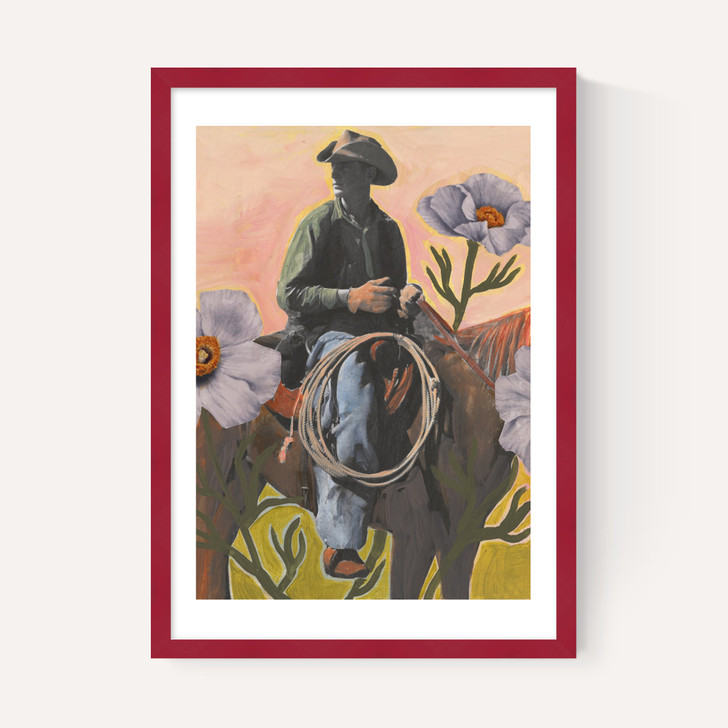 Retro Rodeo Cowboy