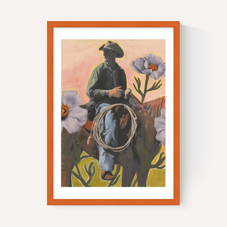 Retro Rodeo Cowboy