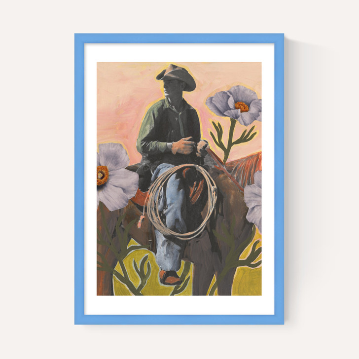 Retro Rodeo Cowboy