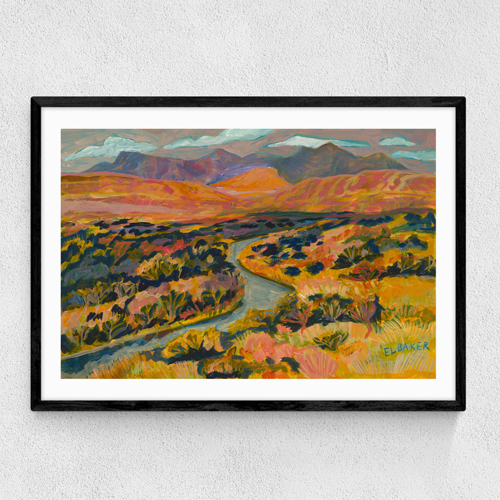 River Narrow Black Frame