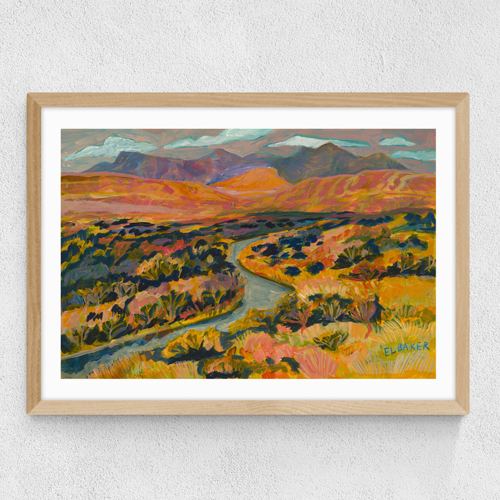 River Medium Oak Frame