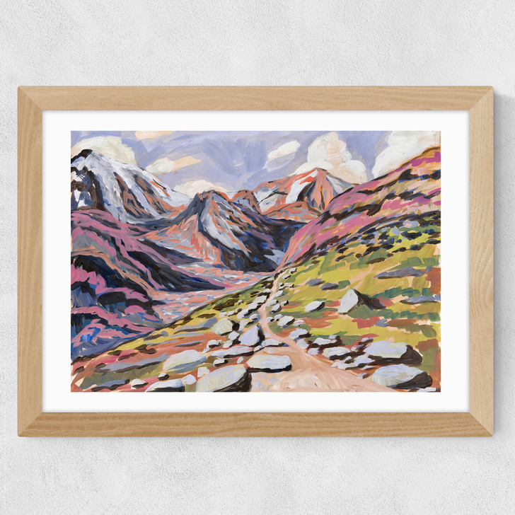 Rocky Path Wide Oak Frame
