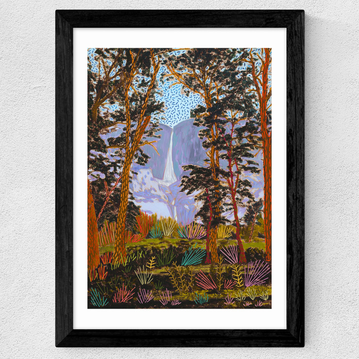 Embroidered Yosemite Wide Black Frame