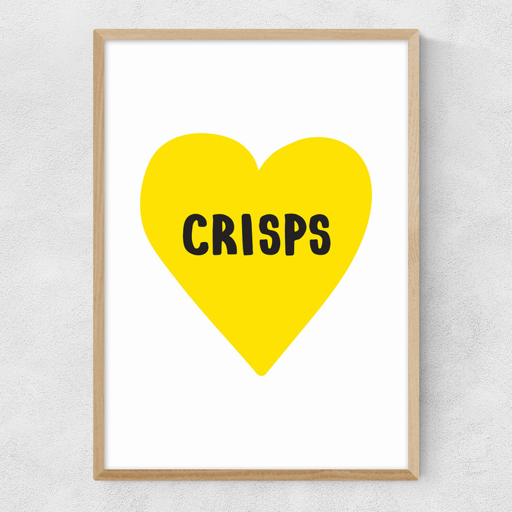 Crisps Lover Narrow Oak Frame