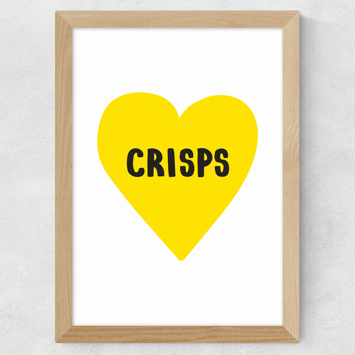 Crisps Lover Wide Oak Frame