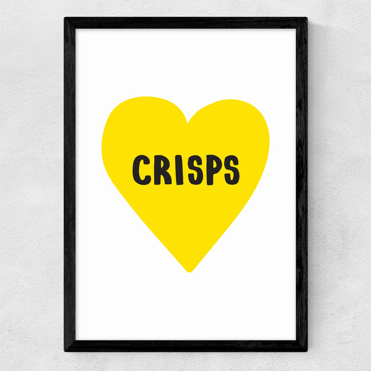 Crisps Lover Medium Black Frame