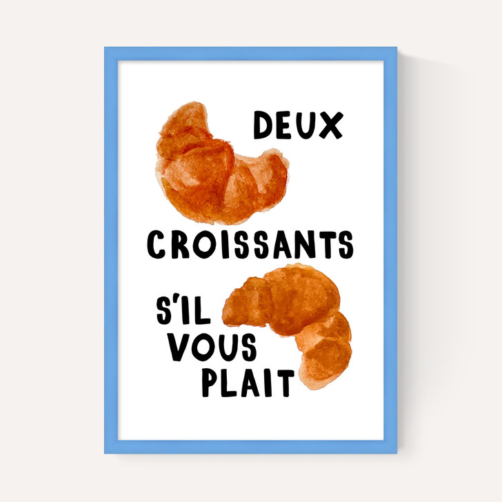Deux Croissants S'il Vous Plait