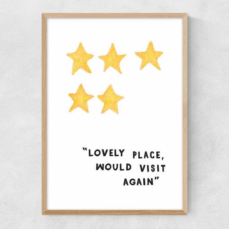 Lovely Place Narrow Oak Frame