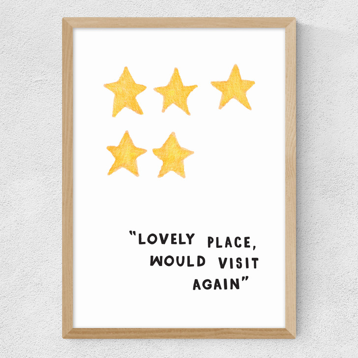 Lovely Place Medium Oak Frame