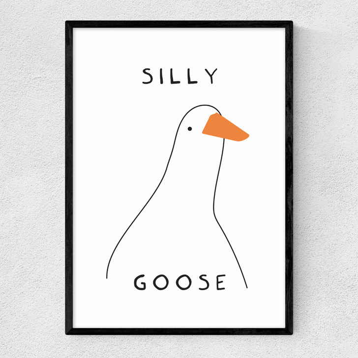 Silly Goose Narrow Black Frame