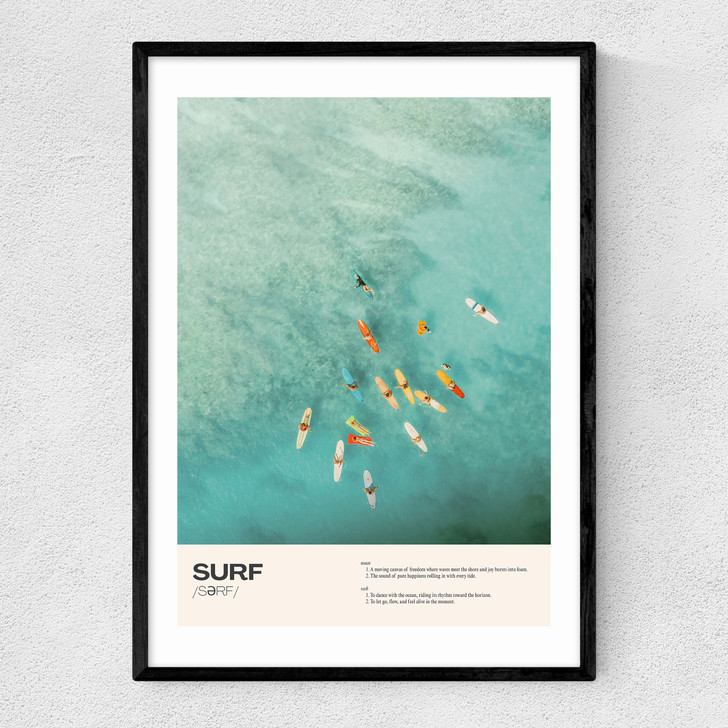 Surf Narrow Black Frame