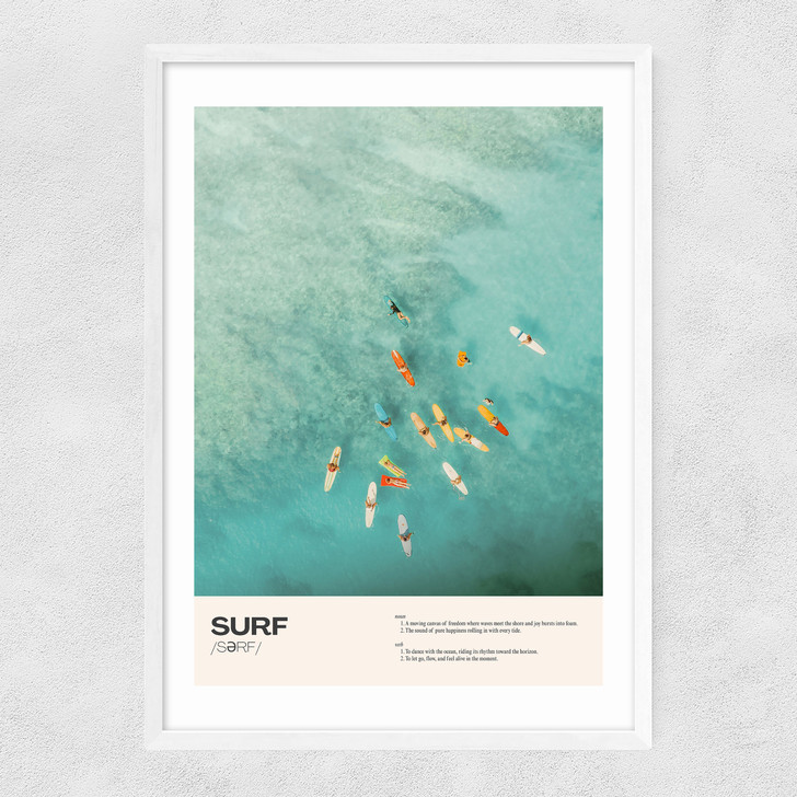 Surf Narrow White Frame