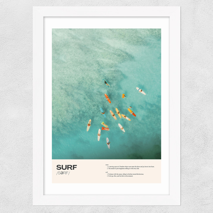 Surf Wide White Frame