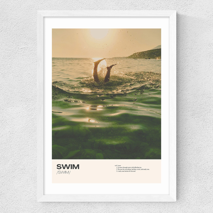Swim Medium White Frame