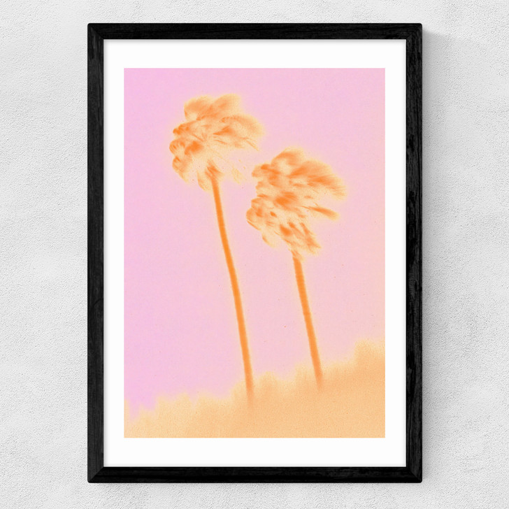 Palms I Medium Black Frame