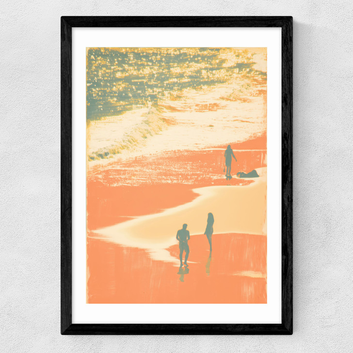 Palms II Medium Black Frame