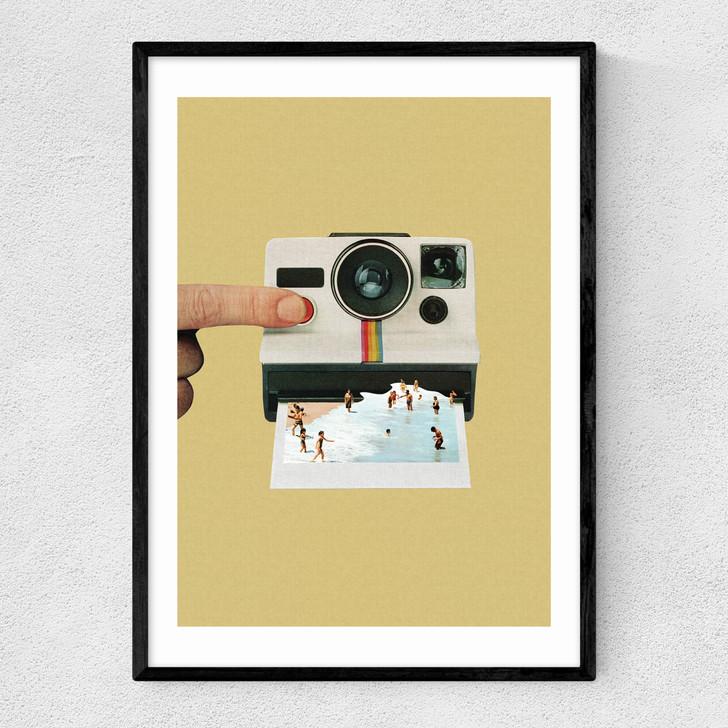 Memories On Film Narrow Black Frame