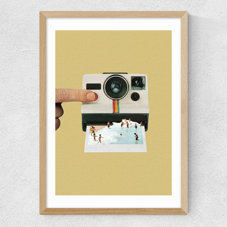 Memories On Film Medium Oak Frame