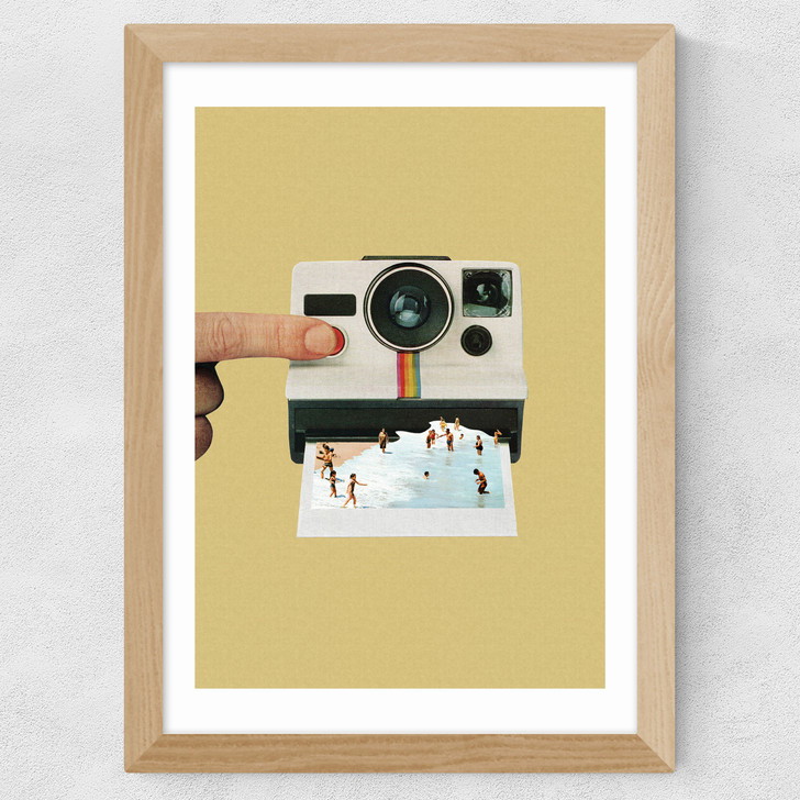 Memories On Film Wide Oak Frame