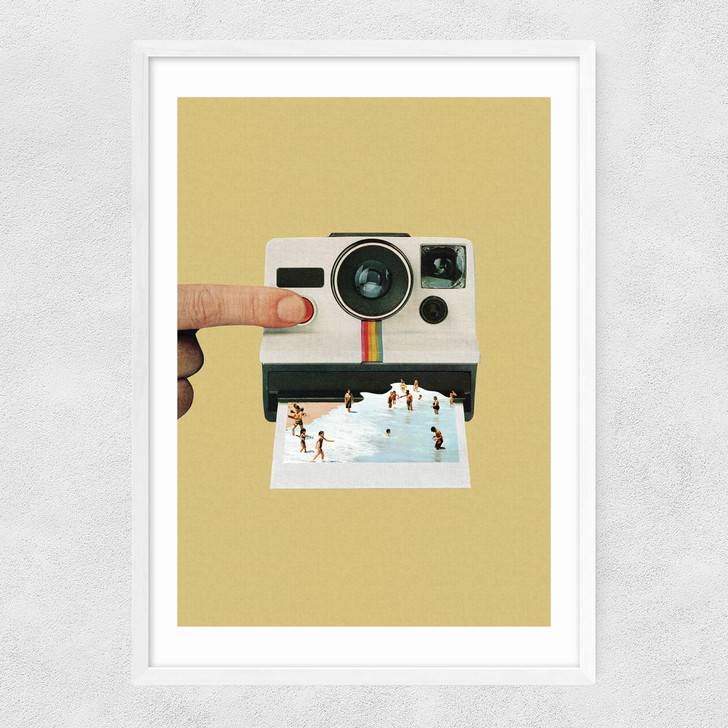 Memories On Film Narrow White Frame