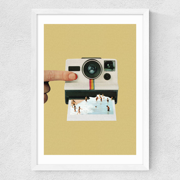 Memories On Film Medium White Frame